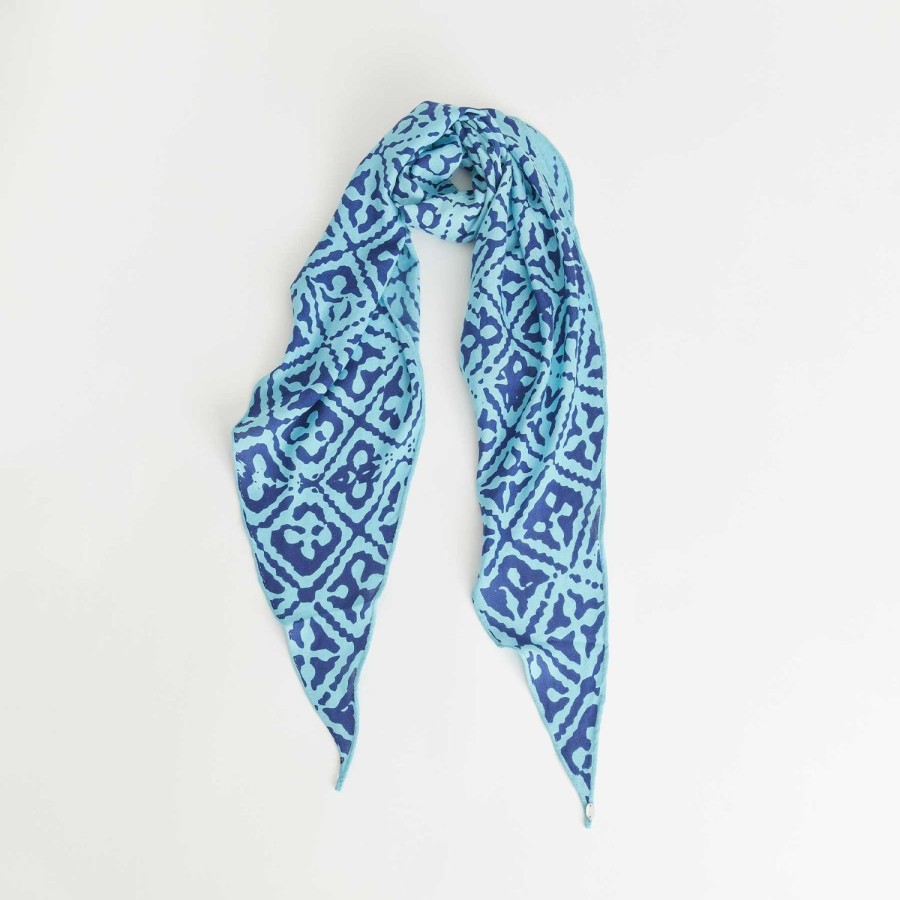 friendly hunting Manner | Kite Scarf Silk Cashmere Eyes Of Marrakesh