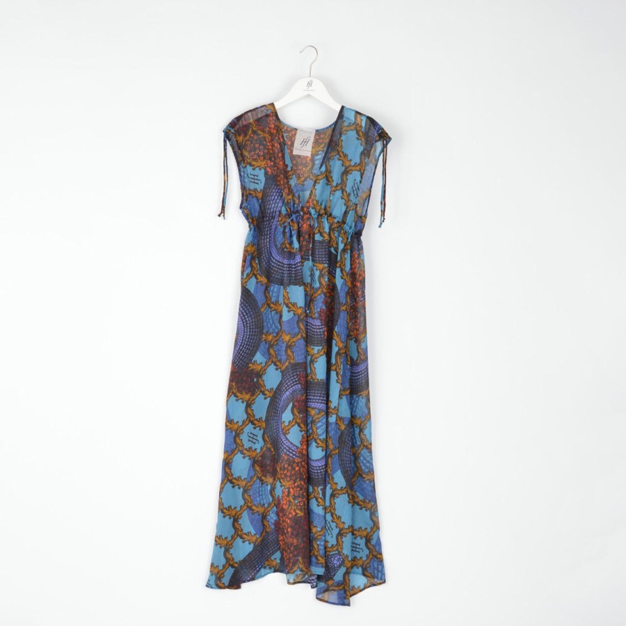 friendly hunting Kleider & Jumpsuits | Kaftan Joy Sea Grid